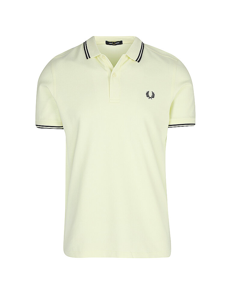 FRED PERRY Poloshirt gelb | L